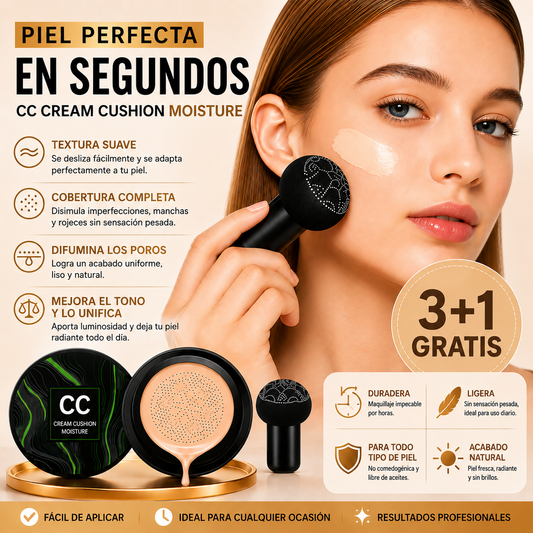 Cubre tus imperfecciones con CC Cream Cushion - 3+1 Gratis